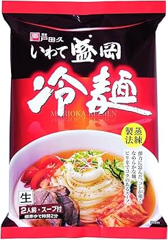 冷麺さん Amazon.co.jp: 戸田久 いわて盛岡冷麺 308g（2食入）x6袋（計12